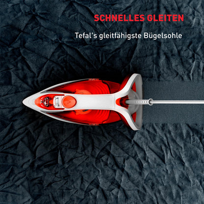 Tefal Easygliss Plus FV5738 Dampfbügeleisen, 2800 W, Vertikaldampf