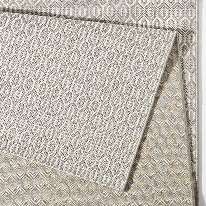 NORTHRUGS Coin In- & Outdoor Teppich - Grau 240x340cm Wetterfest